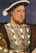 HOLBEIN, Hans the Younger Portrait of Henry VIII oil on canvas
